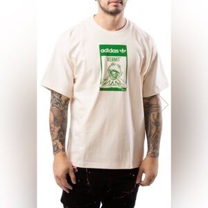 adidas Originals x Disney UNISEX T-shirt with Kermit the Frog Large L